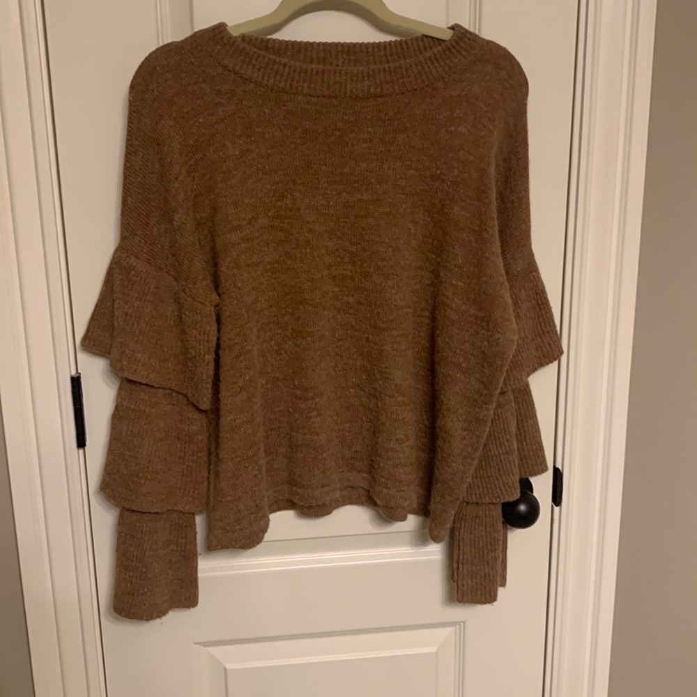 Ruffle Bell Sleeve sweater